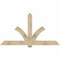 Ekena Millwork Redmond Rough Sawn Timber Gable Bracket, Douglas Fir, 84"W x 45"H x 6"D x 6"F, 13/12 Pitch GBW084X45X0606RED00RDF - alternate 1
